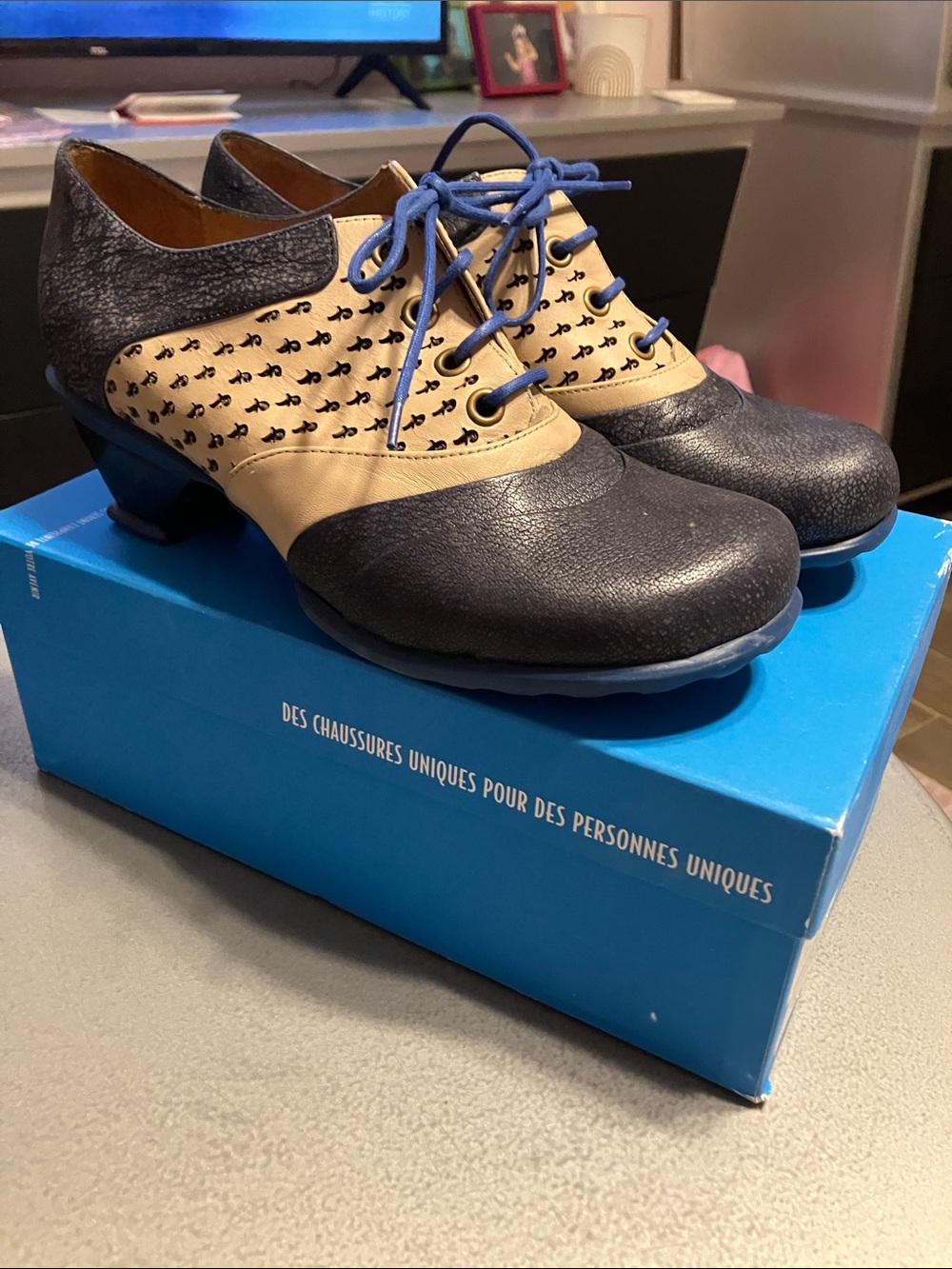 John Fluevog Promise Hope Saddle Shoe